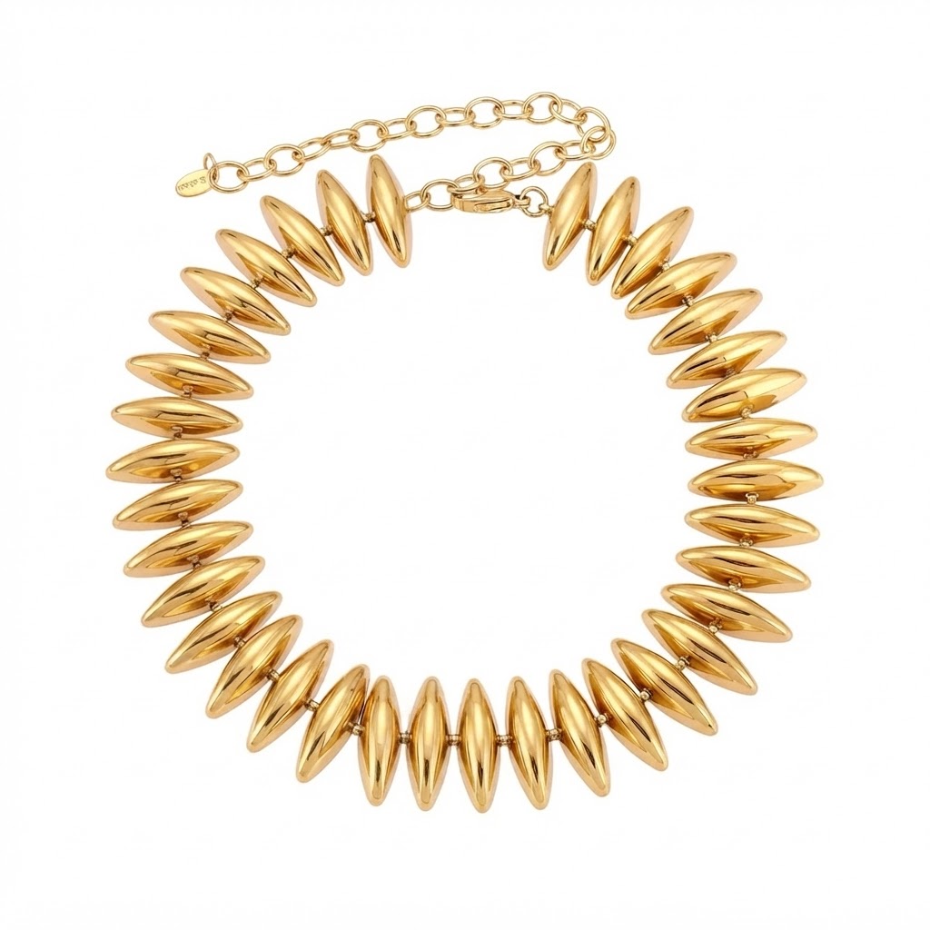 nzinga sculptural necklace nzinga sculptural necklace